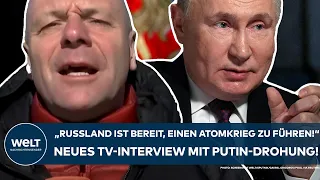 UKRAINE-KRIEG: "Russland ist bereit, einen Atomkrieg zu führen!" Neues Interview mit Putin-Drohung