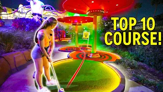 The ULTIMATE Nighttime Mini Golf Course!