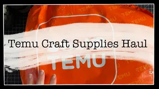 Temu Craft Supply Haul - Junk Journal Temu Supplies