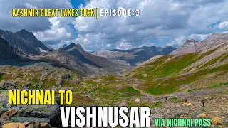 Nichnai to Vishnusar, Trek Day 2 | Kashmir Great Lakes Trek: Episode 3 with The Bong Explorer