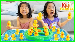 Emma and Kate play Lucky Ducks Board Game!‌