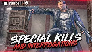 The Punisher PS2 Gameplay In 4K | All Special Interrogations and Kills