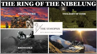 The Synopsis of the RING OF THE NIBELUNG from Richard Wagner. With great pictures and story.