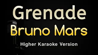 Grenade - Bruno Mars (Karaoke Songs With Lyrics - Higher Key)