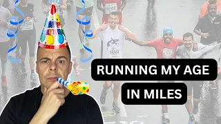 Running my age - in Miles! Get to know me.