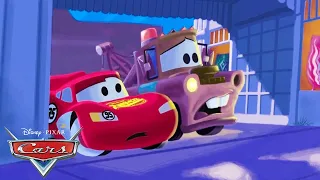 Mater and Lightning McQueen Hear a Spooky Sound + More Read Alongs & Car DIY Activities | Pixar Cars