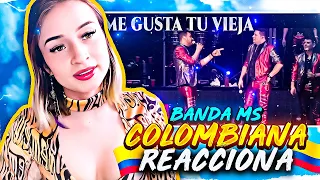 COLOMBIANA REACCIONA A BANDA MS "EN VIVO" - ME GUSTA TU VIEJA (VIDEO OFICIAL)