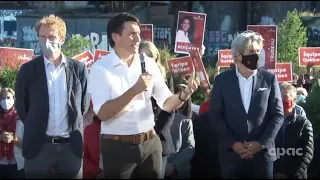 Justin Trudeau tient un rassemblement à Montréal – 19 septembre 2021