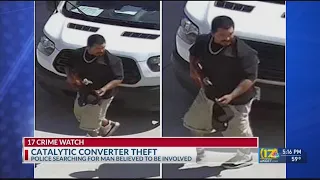 Bakersfield police search for catalytic converter theft suspect