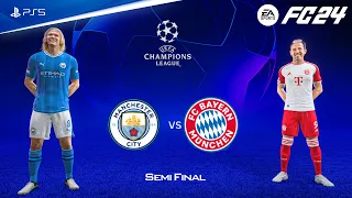 FC 24 - Manchester City vs Bayern Munich | UEFA Champions League Semi Final | PS5™ [4K60]
