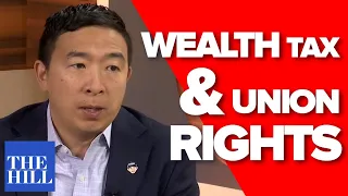 Andrew Yang Exclusive Part 2: Wealth Tax, Drug Decriminalization, Union Rights