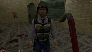 Half Life: Saving the Security Guard in PowerUp