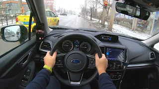 2023 Subaru Forester e-Boxer Hybrid POV Test Drive