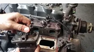 how to bleed Kubota engine And installed injection pump D1302-TV tractors&marine MECHANIC