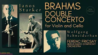 Brahms - Double Concerto for Violin & Cello (C.rc.: Janos Starker, Wolfgang Schneiderhan, F.Fricsay)