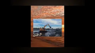 excavator pranks other excavator with dirt meme