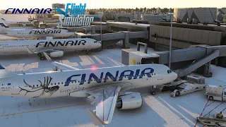 MSFS 2020 2K | Full Flight | Helsinki-Vantaa (EFHK) - Stockholm Bromma (ESSB)  | A32N | AY805