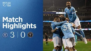 Match Highlights | NYCFC 3-0 Inter Miami CF | October 17, 2022