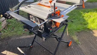 Evolution Rage 5-S Table Saw. Hints and Tips when setting up 😀