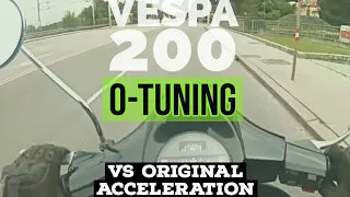 vespa 200 original vs O-TUNING acceleration / 0-100 & 50-100 kmh / FMPguides - Solid PASSion /