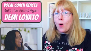 Vocal Coach Reacts to Demi Lovato Best LIVE Vocals Again - Inc NEW Clips