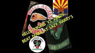 Hells Angels vs Vagos...Beat Down At Lazy Harry's