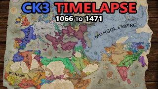 CK3 Timelapse - 1066 to 1471 Crusader Kings 3 Timelapse