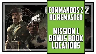 Commandos 2 HD Remaster All Bonus Book Locations Mission 1