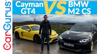 Porsche 718 Cayman GT4 vs BMW M2 CS