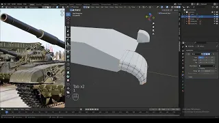 Моделирование танка T-72 в Blender 3D