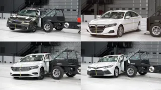 4 New Midsize Sedans Side Crash Test