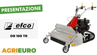 Presentazione dell'Efco DR 100 TR - Trinciaerba professionale a martelli cingolato - Kohler CH440