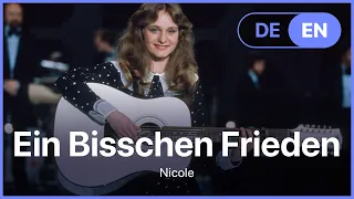 Nicole - Ein Bisschen Frieden (Lyrics / Songtext German & English)