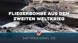 Fliegerbombe aus dem Zweiten Weltkrieg entdeckt – Blindgänger möglicherweise noch scharf