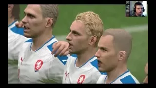 PES 2016 Euro 2016 1/8 финала Россия - Чехия