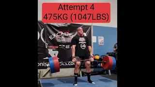 Mind Blowing 475KG (1047LBS) Deadlift by Mitchell Hooper