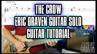 Eric Draven The Crow Guitar Solo Tutorial