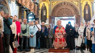 Неделя Святых Жен Мироносиц. Литургия в Киево-Печерской Лавре.