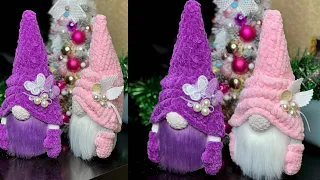 Gnome crochet 12" / Video Tutorial / Friendly for beginners