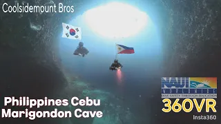 바다속 수중묘지? 숙련된 다이버로 가는 마지막 관문 Marigondon Cave 360VR CEBU JDIVE Cool Sidemount