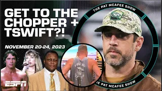 🚨 GET TO THE CHOPPER! 🚨 Aaron Rodgers QUESTIONS AI & Taylor Swift rumors | The Pat McAfee Show