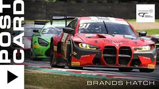 POSTCARD | Brands Hatch | Intelligent Money British GT Championship