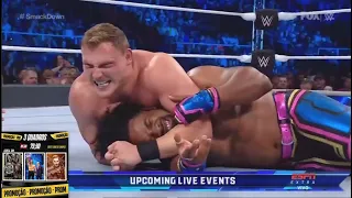 XAVIER WOODS vs RIDGE HOLLAND (parte 2/2) - Smackdown 29/04/22