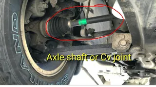 Ano ang maririnig mong tunog kapag sira ang Axle shaft or CV joint,maingay kapag lumiliko.