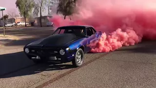 Camaro Gender Reveal Burnout