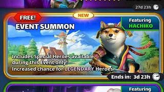 Empires & Puzzles: Mighty Pets event summon portal - 30 pull - Brand New event heros + breakdown