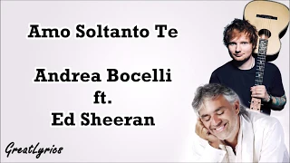 Andrea Bocelli - Amo soltanto te (Lyrics & Translate) ft. Ed Sheeran