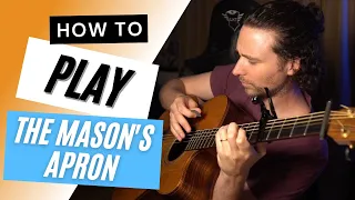 The Masons Apron Reel - Irish Guitar Tutorial (DADGAD Tuning)