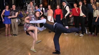 Fast Tempo Part of Lindy Hop Advanced Final Jam at Russian Swing Dance Championship 2015