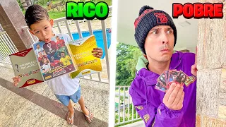 O Pai Do Menino Pobre Tomou Todos Os Albuns Da Copa (Rico Vs Pobre)